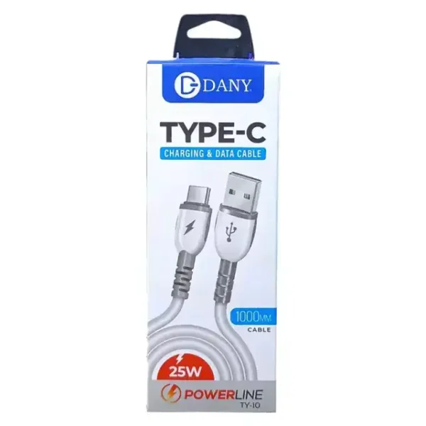 Dany PowerLine TY-10 Type-C USB Charging Data Cable