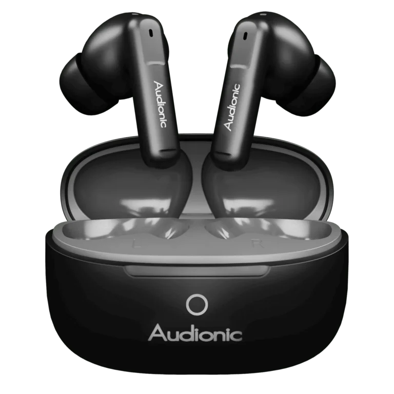 Audionic 690 ION wireless earbuds Black Grey