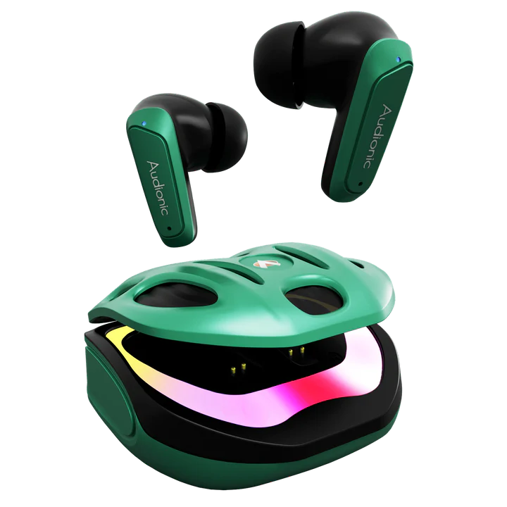 Audionic Battlebuds Pro Gaming Earbuds Green