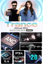 Audionic Trance Airbud 810 with touch display and ANC